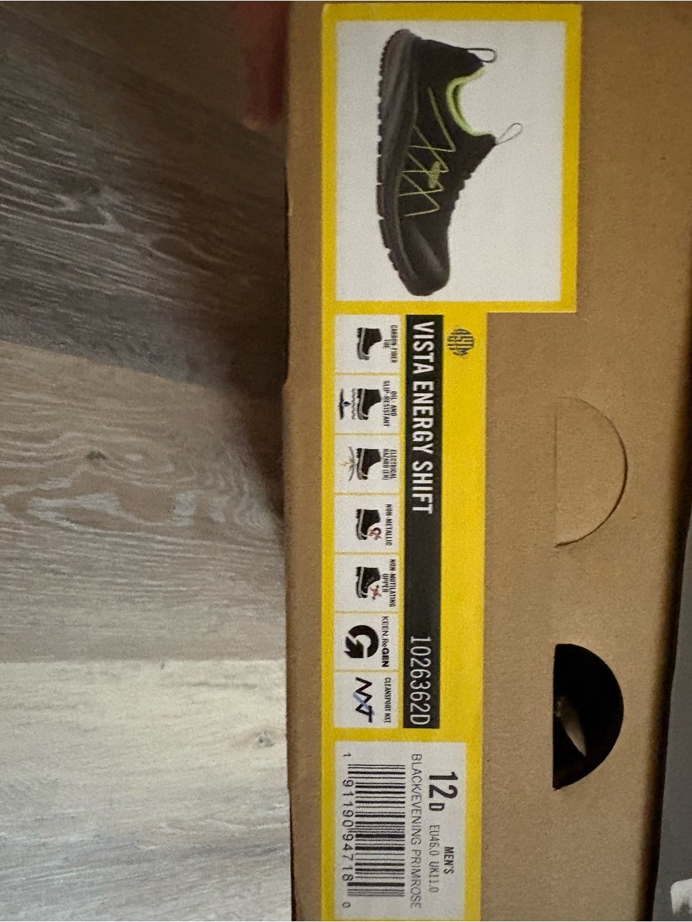 KEEN Men's Black steel toe wide - Picture 8 of 8